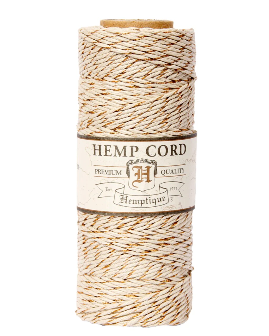 Hemptique 1mm #20 Metallic Hemp Cord Spools Jewelry Bracelet Making  Crafting Scrapbooking Bookbinding Mixed Media Crocheting Macrame Gift  Wrapping